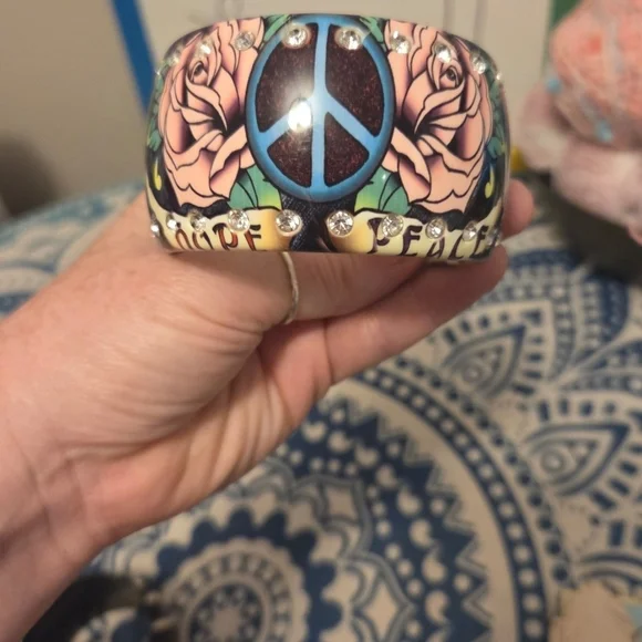 Colorful Peace and Striped Bangles - Picture 5 of 9